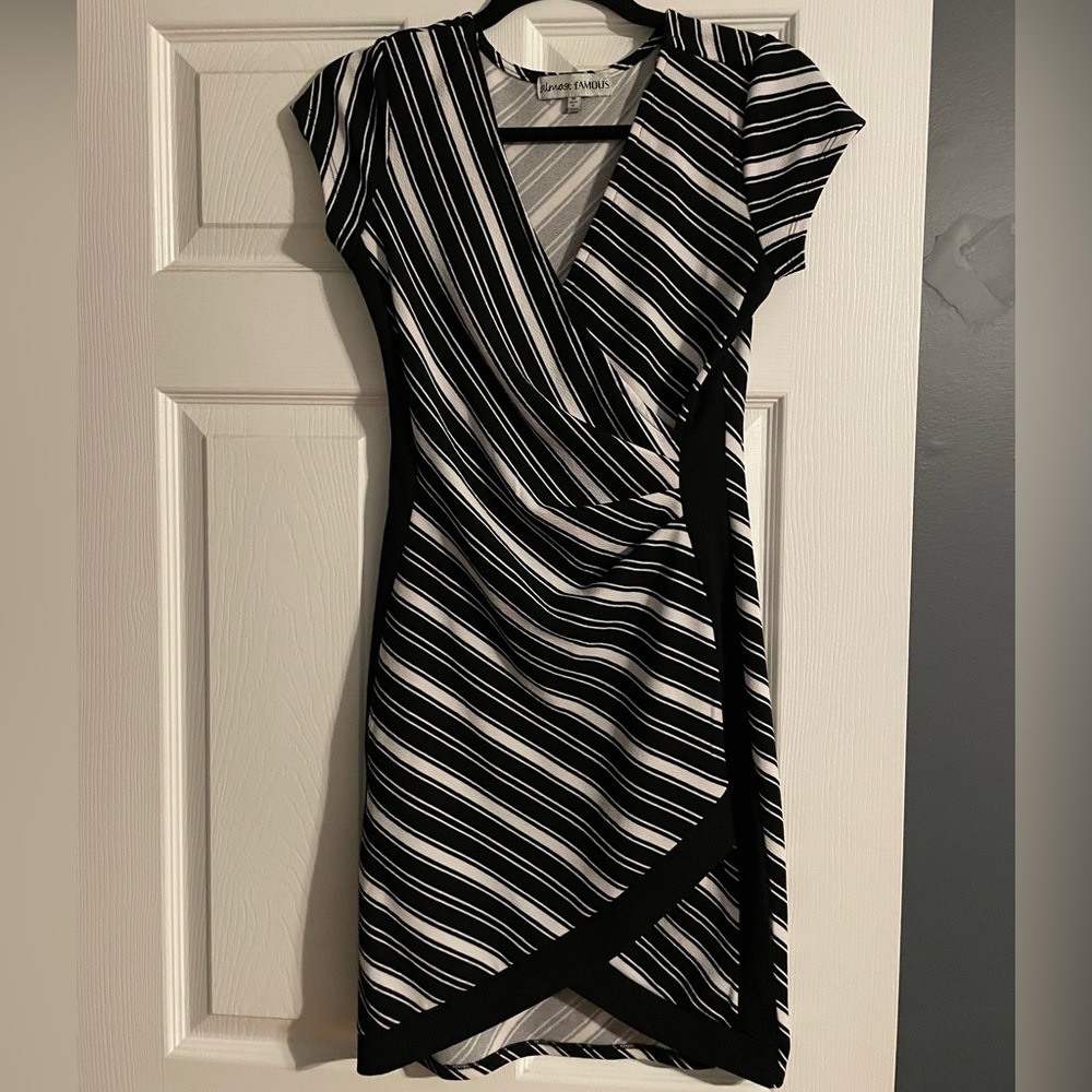 Almost Famous black and white striped dress